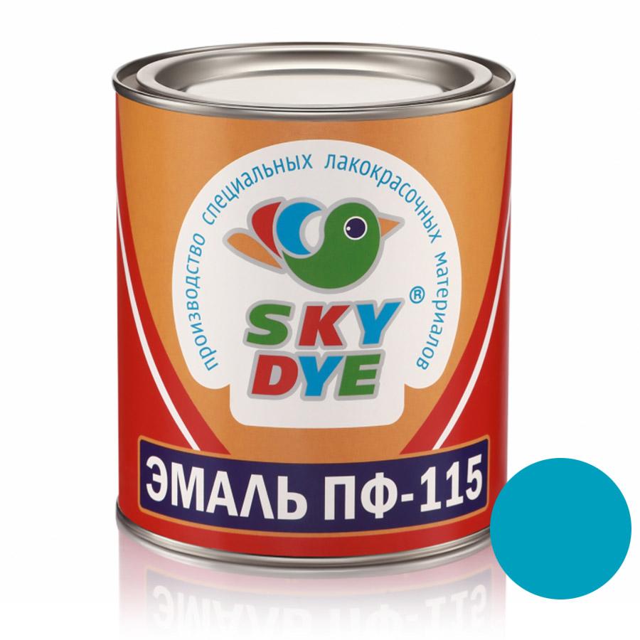 Голубая эмаль ПФ 115 3 кг
