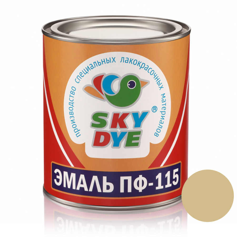 Бежевая эмаль ПФ 115 2,5 кг