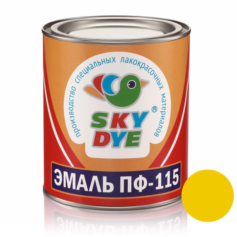 Желтая эмаль ПФ 115 2,5 кг
