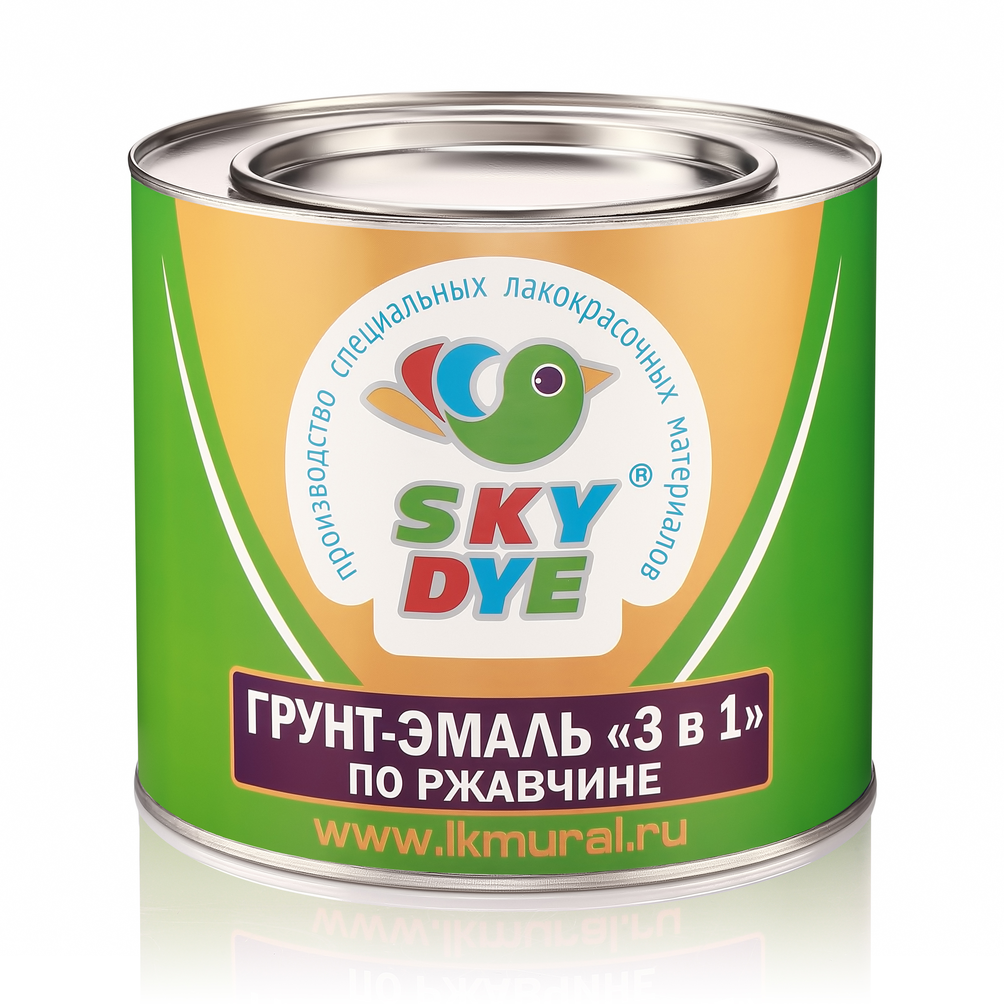 ГОСТ 25129-82 Грунт Эмаль по ржавчине 3 в 1 все цвета 2,7 кг 
