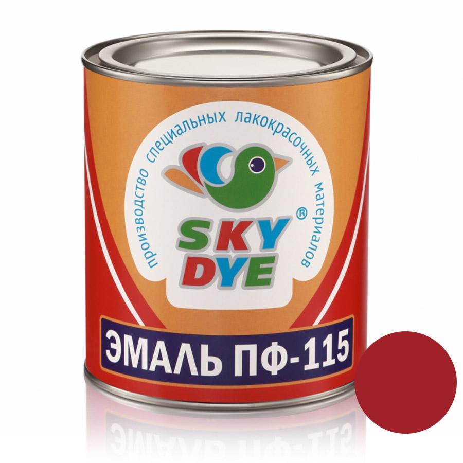 Вишневая эмаль ПФ 115 0,9 кг