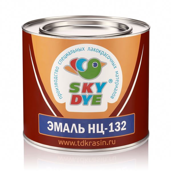 ГОСТ 6631-74 Эмаль НЦ 132/132П, все цвета, 2,5 кг